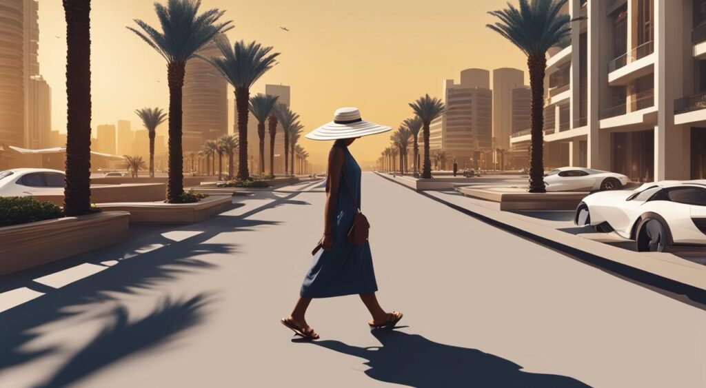 Vestimenta de Acordo com o Clima em Dubai