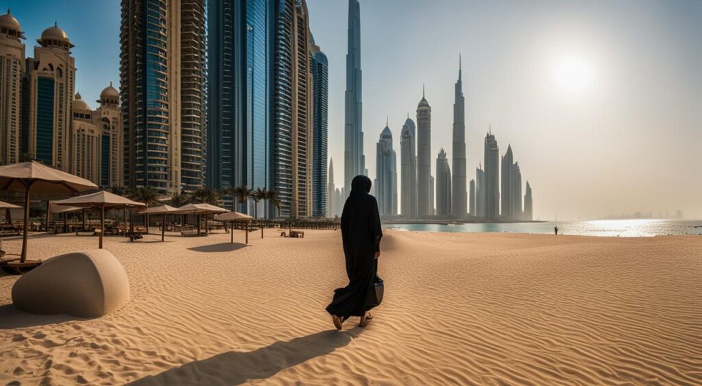 Pode usar chinelo em Dubai