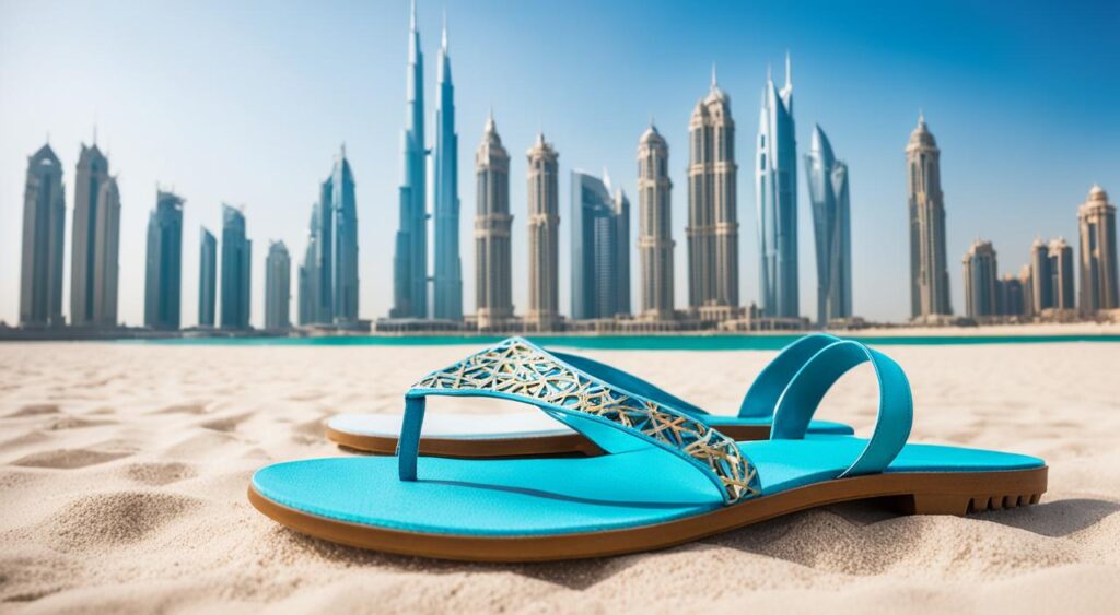 Pode usar sandália em Dubai