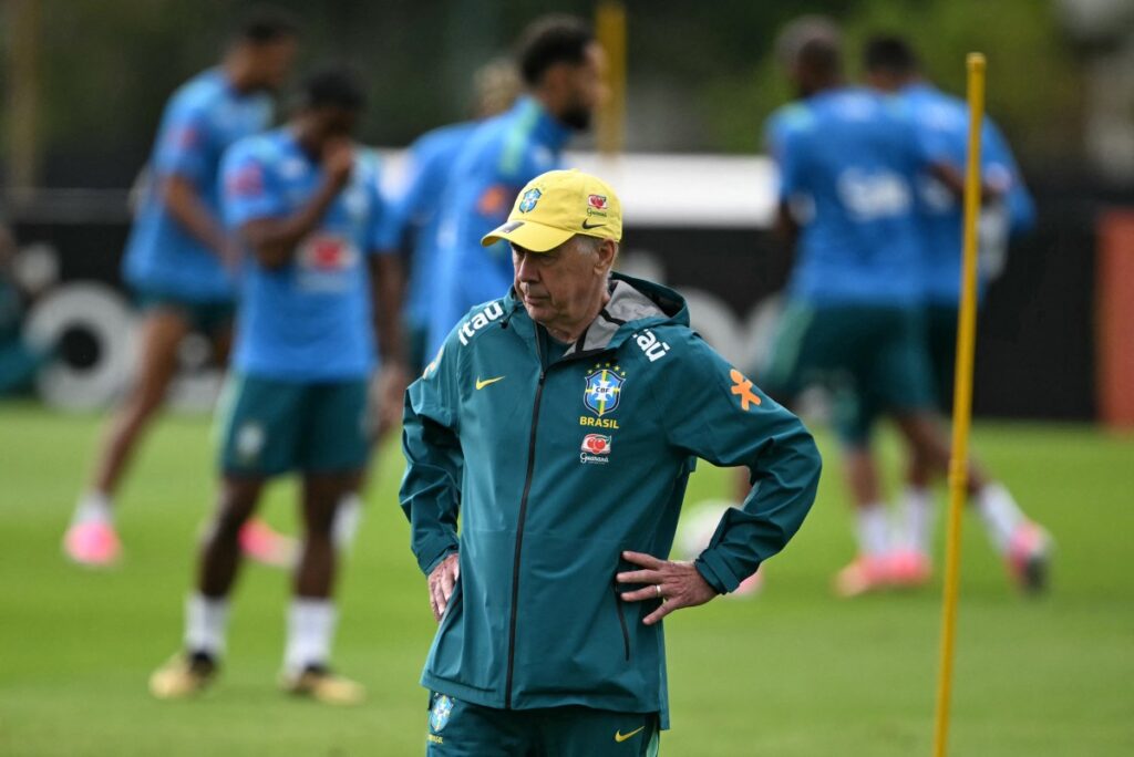 Ancelotti testará elenco inteiro contra o Panamá Ancelotti testará elenco inteiro contra o Panamá