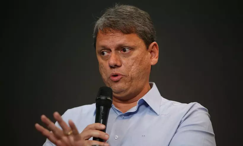 Tarcísio: Avançamos em SP sem apoio federal Tarcísio: Avançamos em SP sem apoio federal